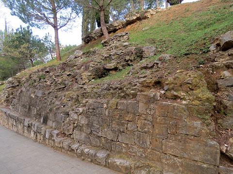 Restes del baluard de la Merc&egrave;