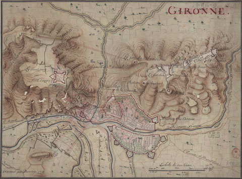 Gironne. Dessin&eacute; par A. Bertau - 1711