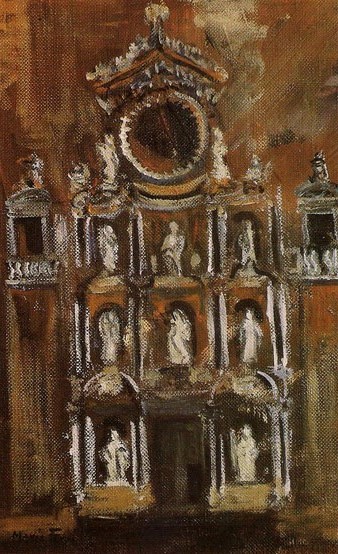 Fa&ccedil;ana de la Catedral. Oli de Merc&egrave; Ferr&eacute;
