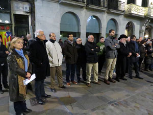 Nadal 2015 a Girona. Encesa de les llums de Hanukk&agrave; a la pla&ccedil;a del Vi