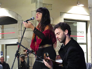 Nadal 2015 a Girona. Encesa de les llums de Hanukk&agrave; a la pla&ccedil;a del Vi