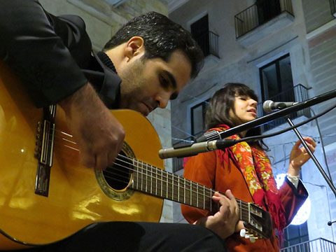 Actuaci&oacute; musical de la formaci&oacute; Ancient Groove