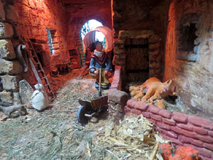 Nadal 2015 a Girona. Exposici&oacute; de pessebres a la Carbonera, organitzada per l'Associaci&oacute; de Pessebristes de Girona 