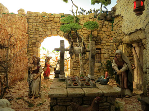 Un dels pessebres de l'exposici&oacute;