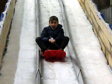 Nadal 2014 a Girona. Pista de gel a Fira de Girona