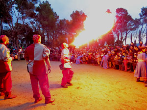 La Cavalcada de Reis 2016. El campament reial als Jardins de la Muralla