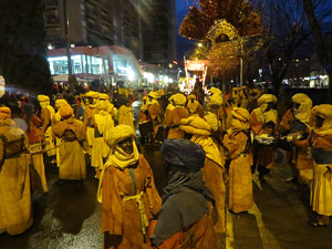 La Cavalcada de Reis 2016. Desfilada pels carrers de la ciutat, fins la pla&ccedil;a del Vi