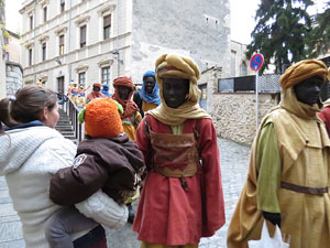 La Cavalcada de Reis 2016. La precavalcada pels carrers de Girona
