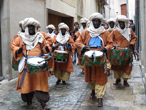 La Cavalcada de Reis 2016. La precavalcada pels carrers de Girona