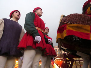 La Cavalcada de Reis 2016. Preparaci&oacute; de la Cavalcada
