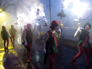 La Cavalcada de Reis 2016. Preparaci&oacute; de la Cavalcada