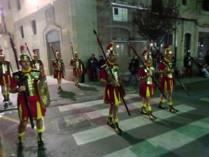 Setmana Santa 2016 a Girona. Process&oacute; del Sant Enterrament