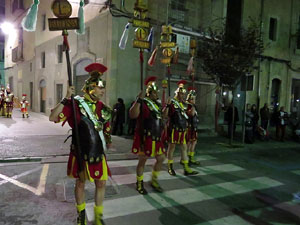 Setmana Santa 2016 a Girona. Process&oacute; del Sant Enterrament