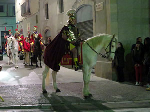 Setmana Santa 2016 a Girona. Process&oacute; del Sant Enterrament