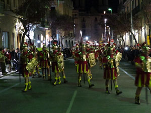 Setmana Santa 2016 a Girona. Process&oacute; del Sant Enterrament