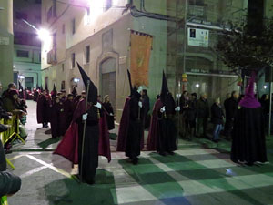 Setmana Santa 2016 a Girona. Process&oacute; del Sant Enterrament