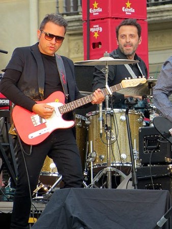 Jordi Roig i Oriol Bonet durant un moment de l'actuaci&oacute;