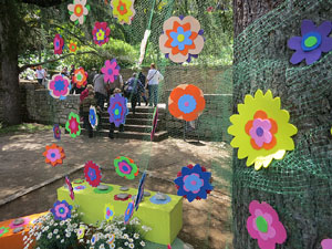 Temps de Flors 2016. Diversos espais del Passeig Arqueol&ograve;gic