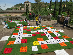 Temps de Flors 2016. Diversos espais del Passeig Arqueol&ograve;gic