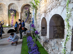 Temps de Flors 2016. Decoraci&oacute; floral als Banys &Agrave;rabs