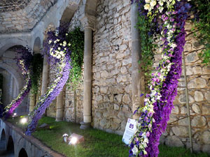 Temps de Flors 2016. Decoraci&oacute; floral als Banys &Agrave;rabs