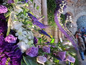 Temps de Flors 2016. Decoraci&oacute; floral als Banys &Agrave;rabs