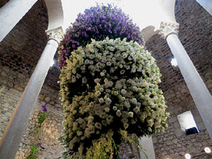 Temps de Flors 2016. Decoraci&oacute; floral als Banys &Agrave;rabs