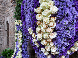 Temps de Flors 2016. Decoraci&oacute; floral als Banys &Agrave;rabs