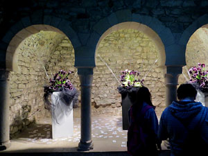 Temps de Flors 2016. Decoraci&oacute; floral als Banys &Agrave;rabs