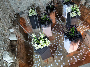 Temps de Flors 2016. Decoraci&oacute; floral als Banys &Agrave;rabs