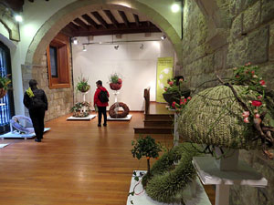 Temps de Flors 2016. Muntatges i instal&middot;lacions al Palau de Caramany
