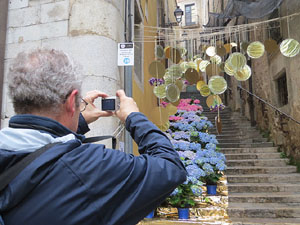 Temps de Flors 2016. El carrer de la For&ccedil;a: patis i carrers