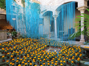 Temps de Flors 2016. El carrer de la For&ccedil;a: patis i carrers