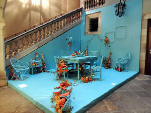 Temps de Flors 2016. El Casino de Girona al carrer Albereda