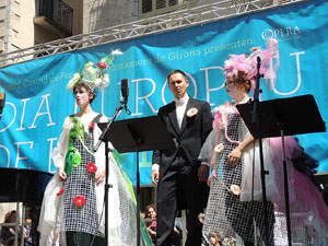 Temps de Flors 2016. Dia Europeu de l'&Ograve;pera 2016 a la pla&ccedil;a del Vi de Girona