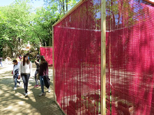Temps de Flors 2016. Muntatges i instal&middot;lacions als Jardins dels Alemanys
