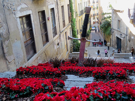 Temps de Flors 2015. Escales de la pujada de Sant Mart&iacute;