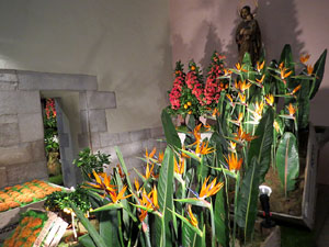 Temps de Flors 2016. Muntatges i instal&middot;lacions a l'esgl&eacute;sia de Sant Mart&iacute; - Seminari