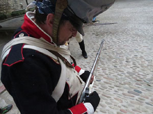 VIII Festa Reviu els Setges Napole&ograve;nics de Girona. Escena 4. Carrer de Pere de Rocabert&iacute;