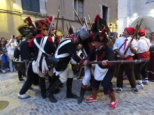 VIII Festa Reviu els Setges Napole&ograve;nics de Girona. Escena 5. La Pla&ccedil;a dels Ap&ograve;stols