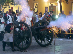 VIII Festa Reviu els Setges Napole&ograve;nics de Girona. Escena 6. La Pla&ccedil;a de Sant Dom&egrave;nec