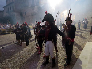 VIII Festa Reviu els Setges Napole&ograve;nics de Girona. Escena 6. La Pla&ccedil;a de Sant Dom&egrave;nec