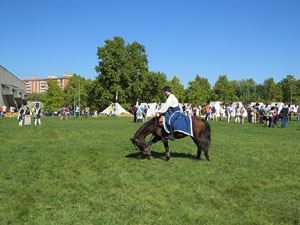 VIII Festa Reviu els Setges Napole&ograve;nics de Girona. Campament al Parc de les Ribes del Ter
