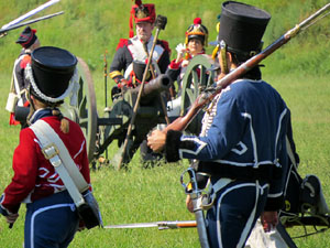 VIII Festa Reviu els Setges Napole&ograve;nics de Girona. Campament al Parc de les Ribes del Ter