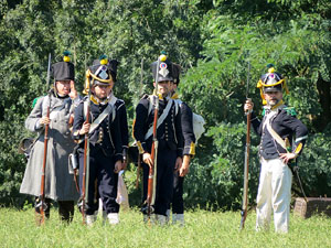 VIII Festa Reviu els Setges Napole&ograve;nics de Girona. Recreaci&oacute; d'una batalla al Parc de les Ribes del Ter