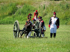 VIII Festa Reviu els Setges Napole&ograve;nics de Girona. Recreaci&oacute; d'una batalla al Parc de les Ribes del Ter