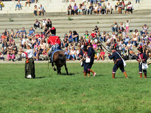VIII Festa Reviu els Setges Napole&ograve;nics de Girona. Recreaci&oacute; d'una batalla al Parc de les Ribes del Ter