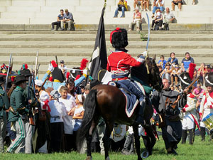 VIII Festa Reviu els Setges Napole&ograve;nics de Girona. Recreaci&oacute; d'una batalla al Parc de les Ribes del Ter