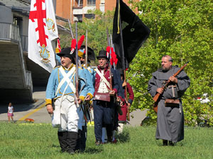 VIII Festa Reviu els Setges Napole&ograve;nics de Girona. Recreaci&oacute; d'una batalla al Parc de les Ribes del Ter