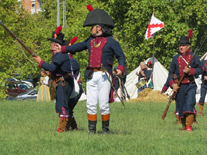 VIII Festa Reviu els Setges Napole&ograve;nics de Girona. Recreaci&oacute; d'una batalla al Parc de les Ribes del Ter